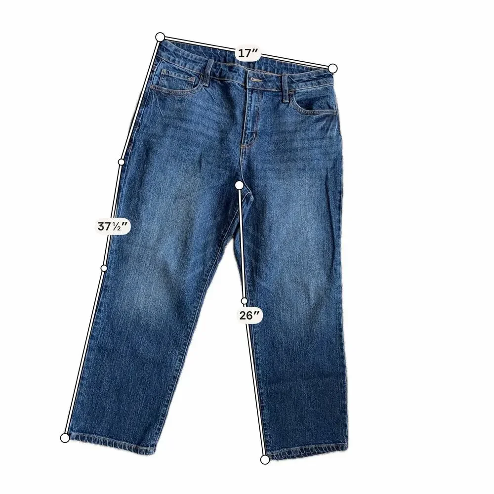 Express Womens Denim Jeans 10 EUC cropped